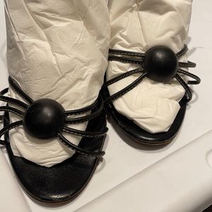 Sergio Rossi Black Sandals size 39.5